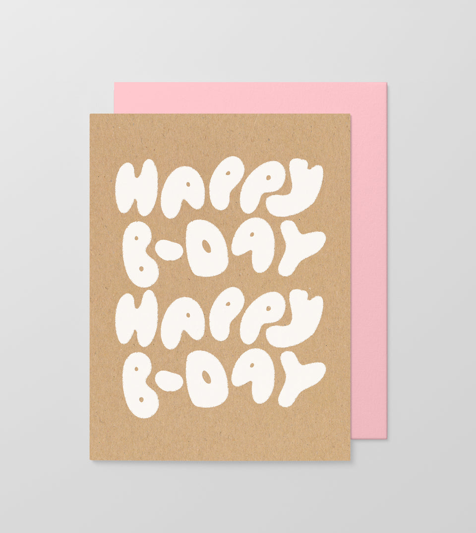 Bday Bubble greeting card