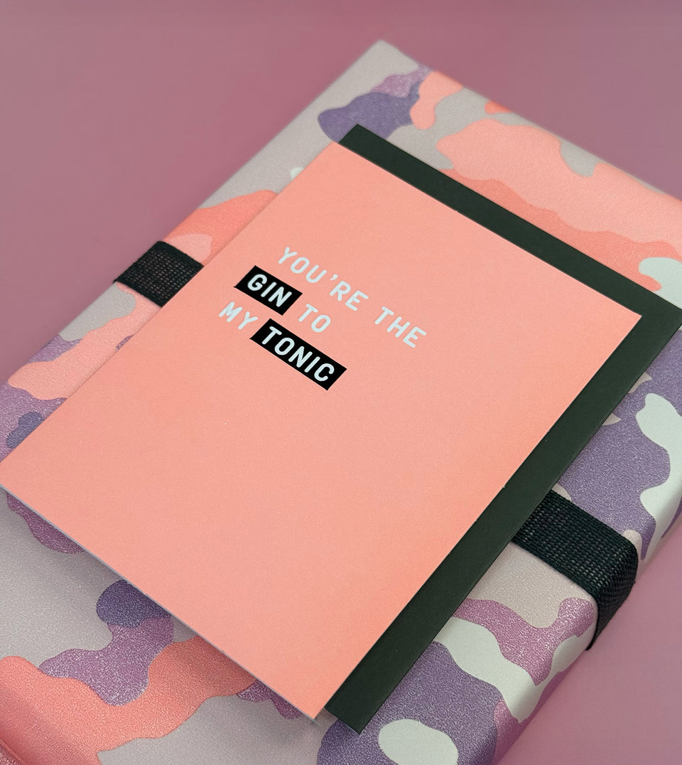 Gin To My Tonic greeting card