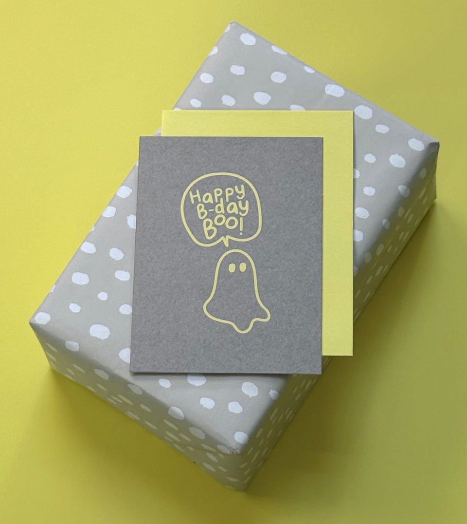 Happy B-day Boo! greeting card