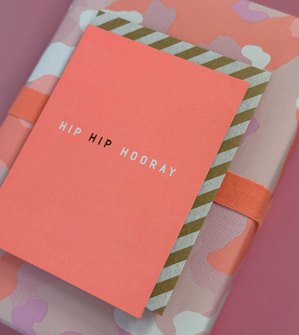 Hip Hip Hooray greeting card