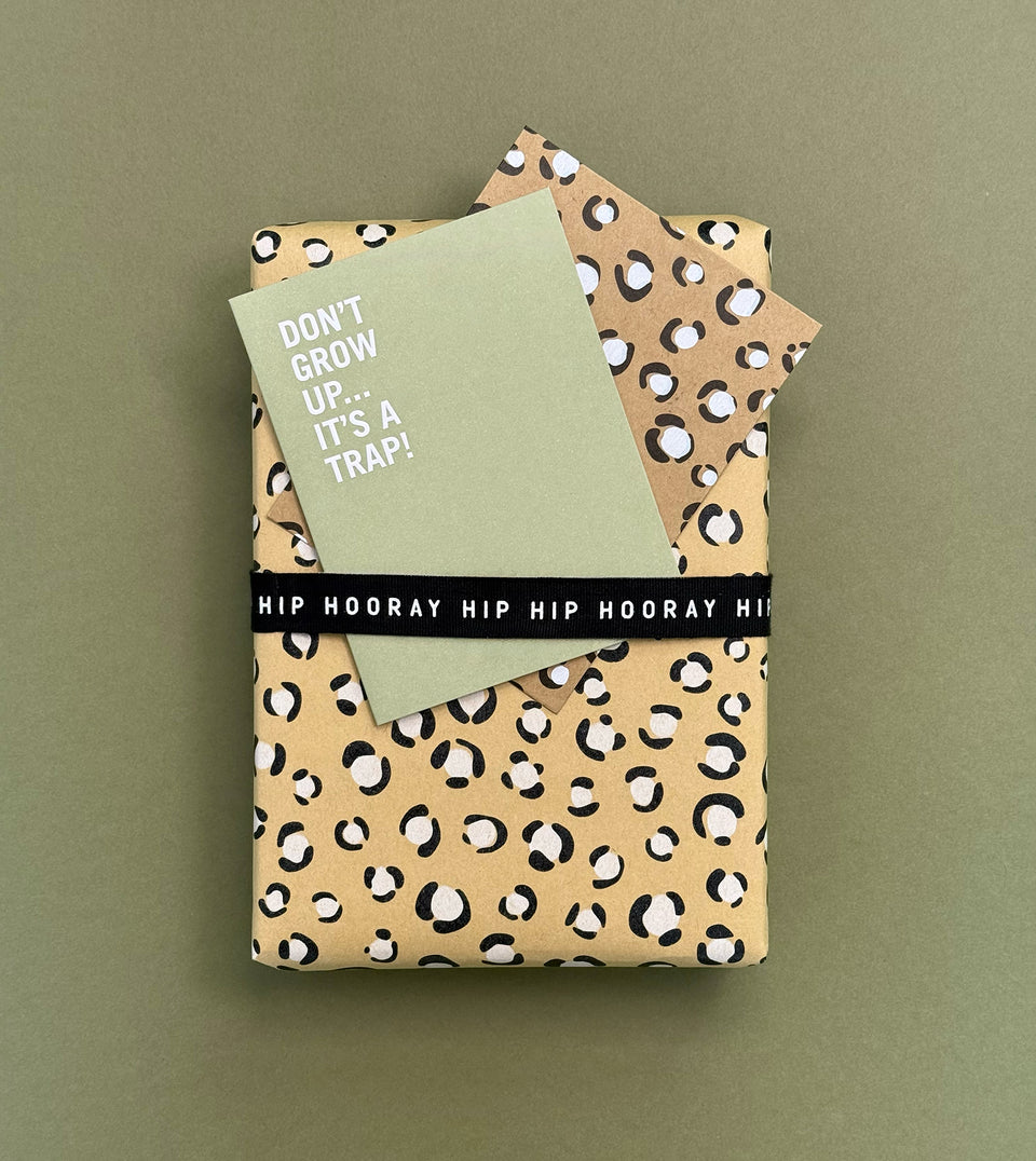 Leopard wrapping paper (sheets only)