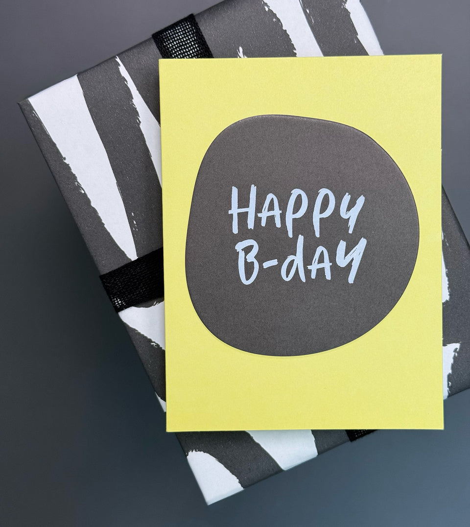 Happy Bday Speech greeting card