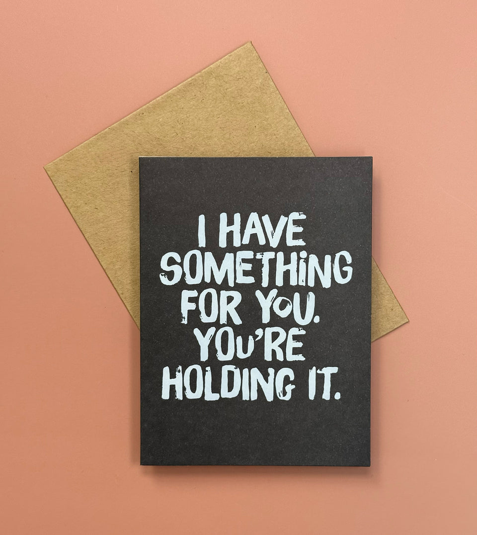 Something For You greeting card
