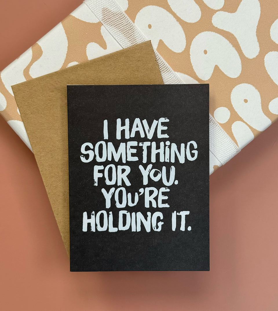 Something For You greeting card