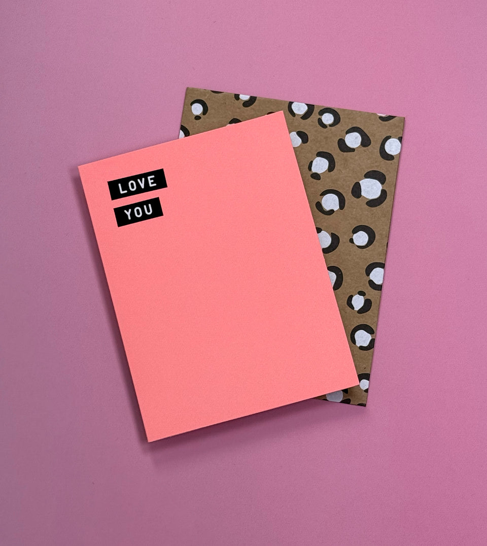 Love You greeting card