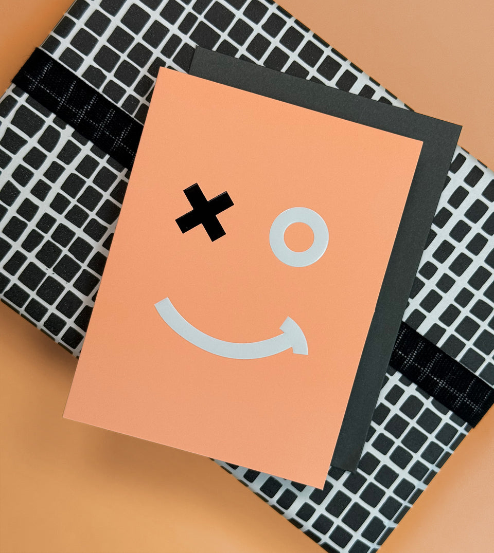 Grid wrapping paper (black, white)