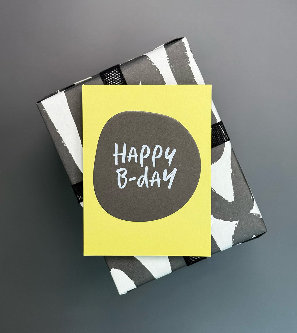 Squiggle wrapping paper (black, white)