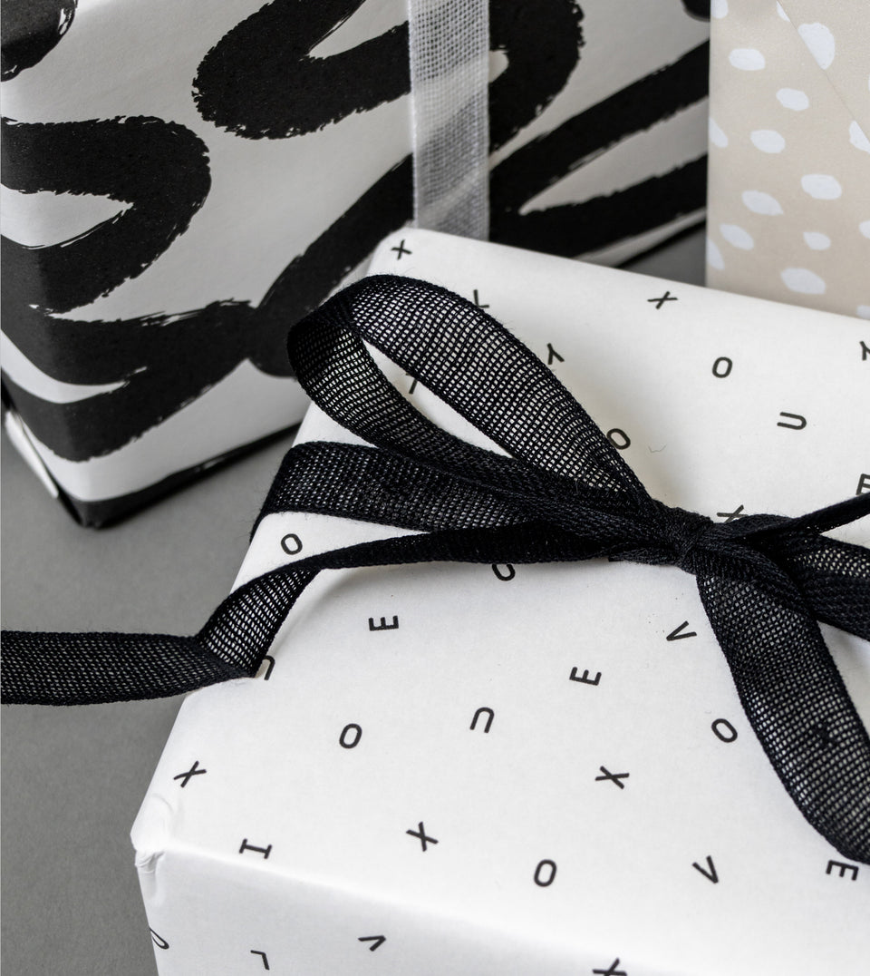 Love You X wrapping paper (rolls low stock)