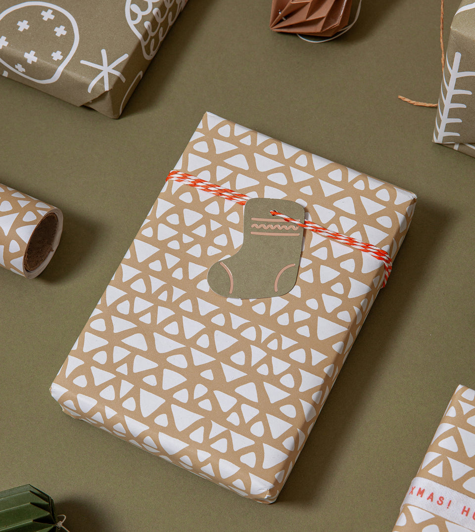 Abstract Tree wrapping paper Christmas Made Paper Co
