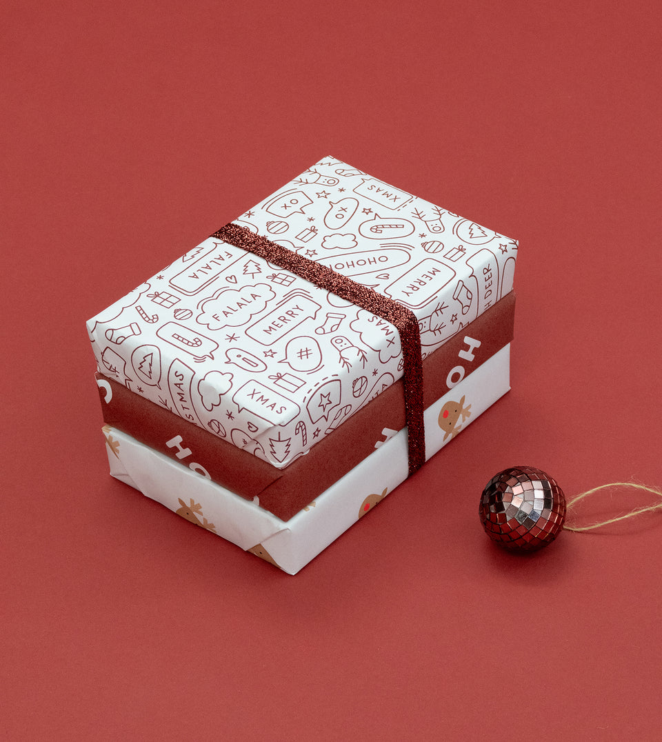 Speech wrapping paper (mulled wine)