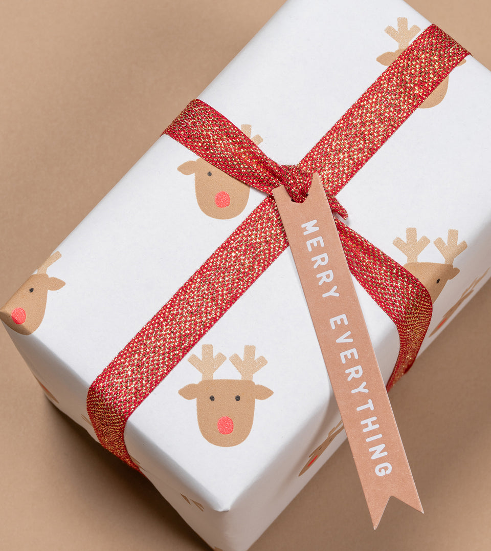 Rudolph wrapping paper (toffee)