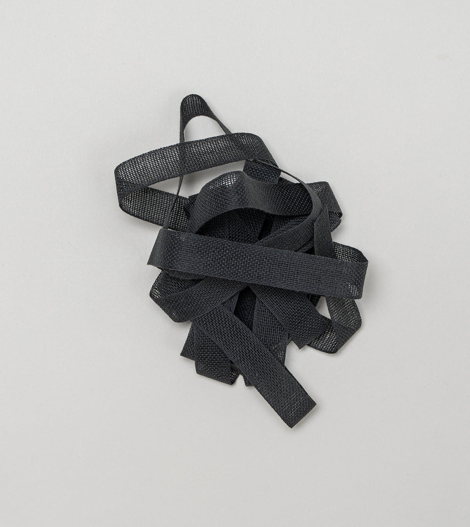 Loose weave cotton ribbon - Iron