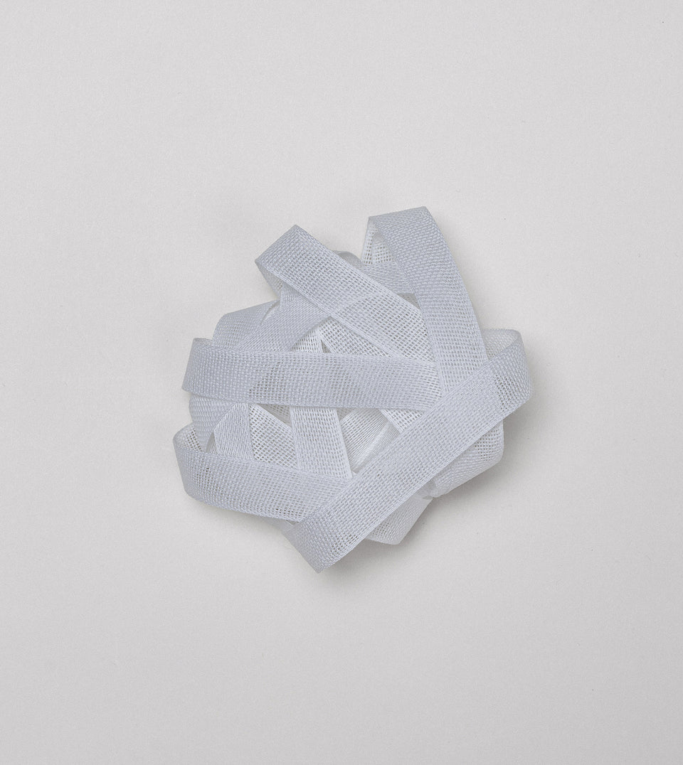 Loose weave cotton ribbon - Snow White