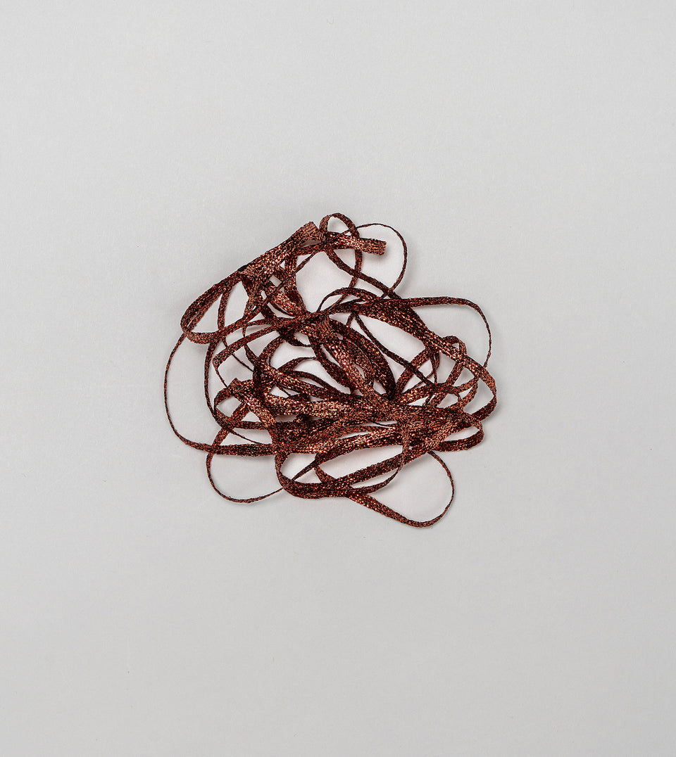 Metallic braided ribbon 4mm - Copper