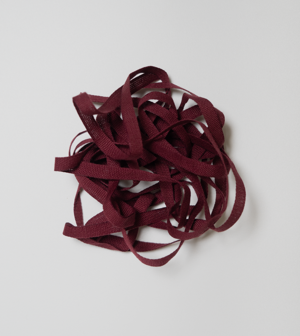 Wine cotton ribbon