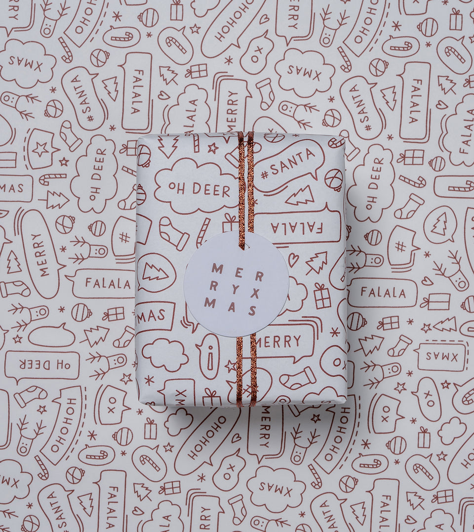 Speech wrapping paper (mulled wine)
