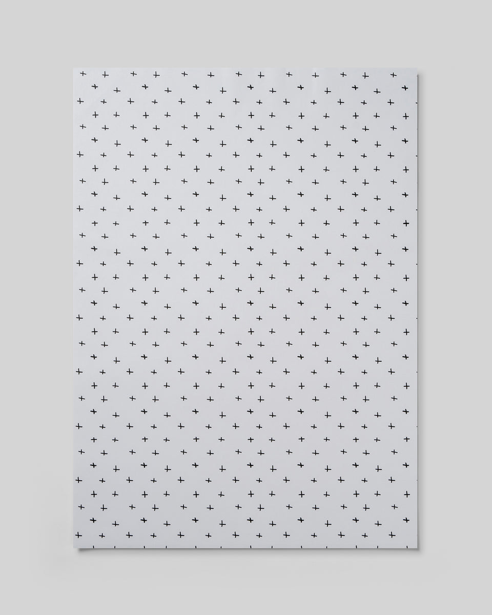 Crosses wrapping paper (sheets only)