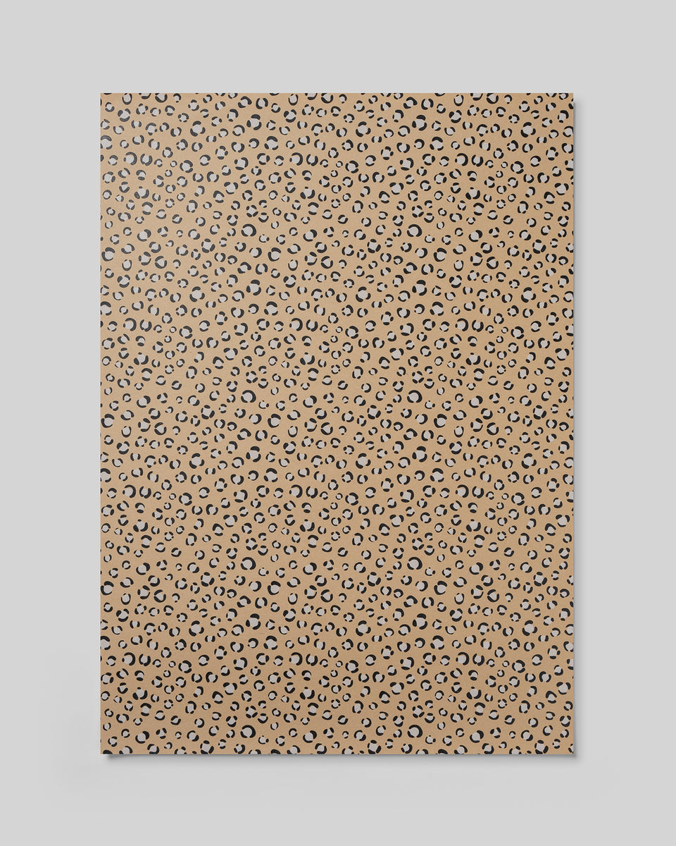 Leopard wrapping paper (sheets only)