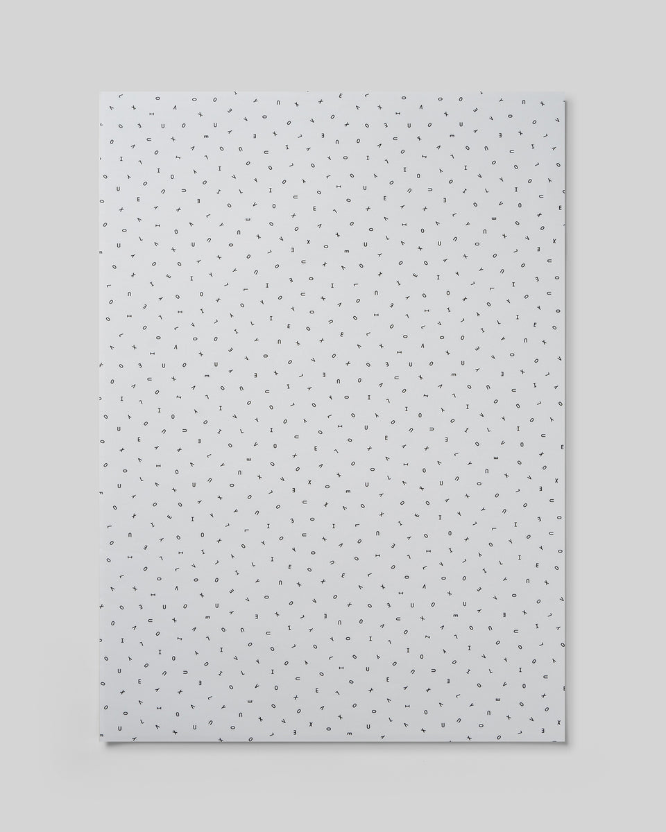 Love You X wrapping paper (rolls low stock)