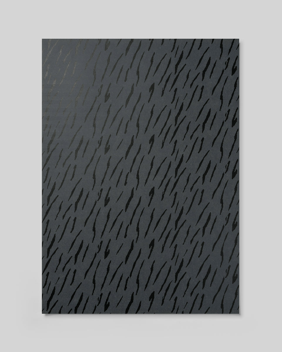 Tiger Stripes wrapping paper (charcoal)