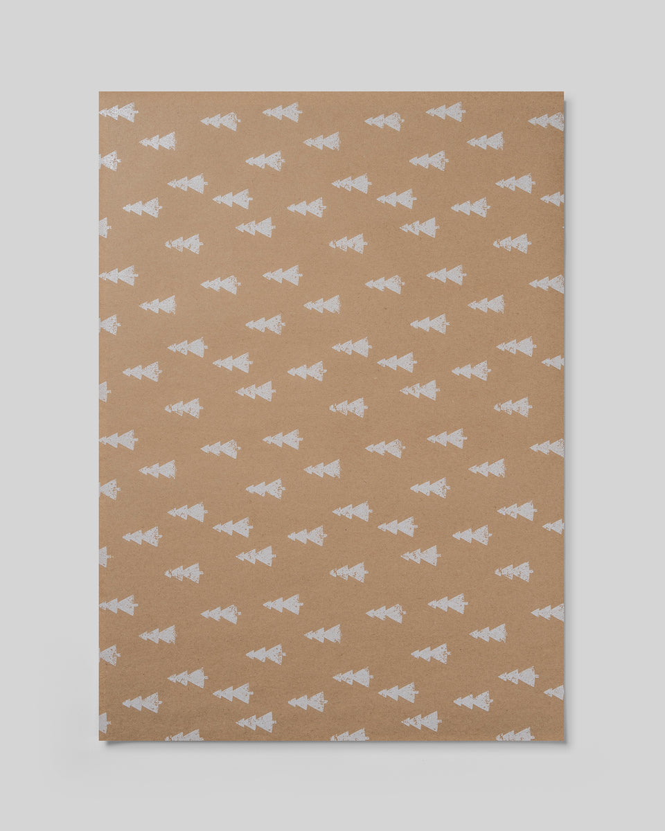 Xmas Tree wrapping paper (sheets only)