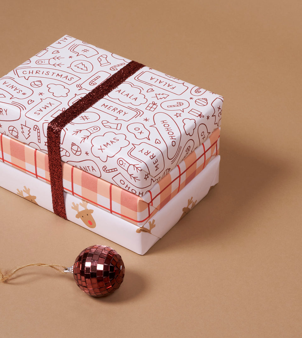 Speech wrapping paper (mulled wine)(low stock)