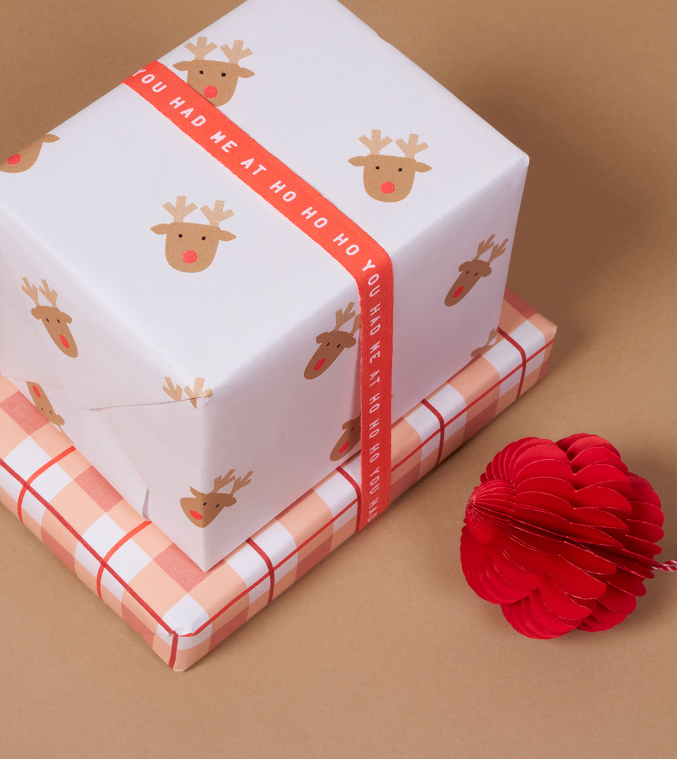Rudolph wrapping paper (toffee)