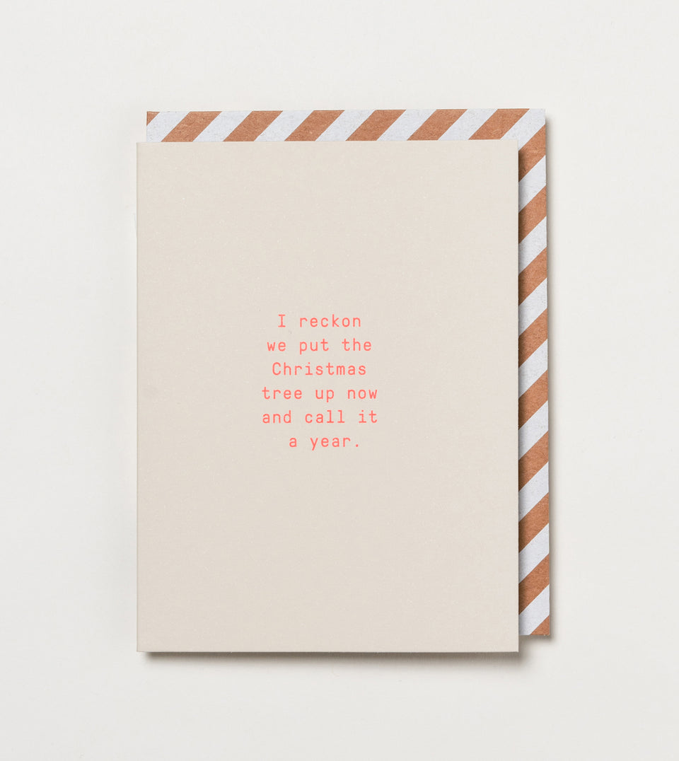 Call It A Year greeting card