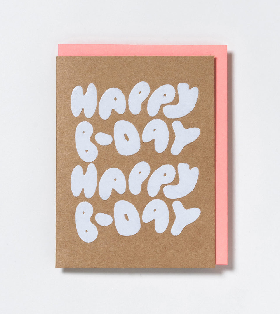 Bday Bubble greeting card (almost gone)