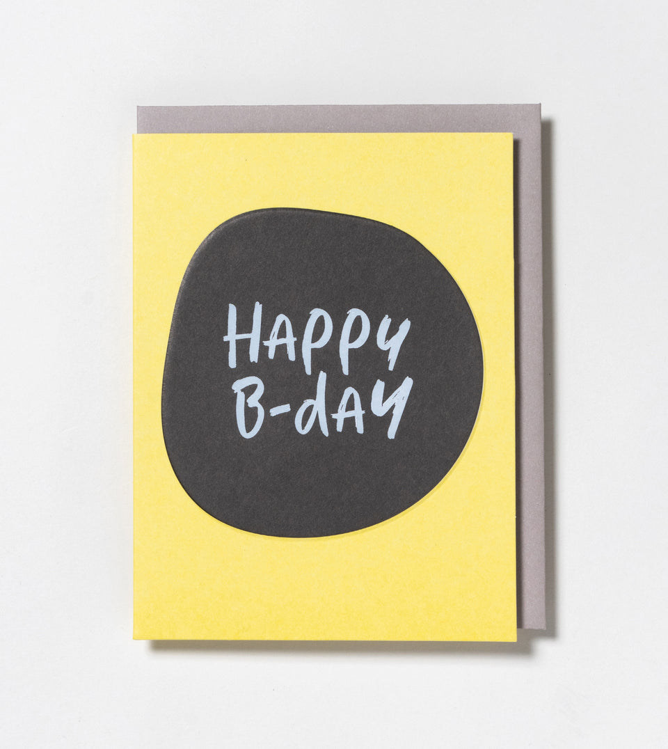 Happy Bday Speech greeting card