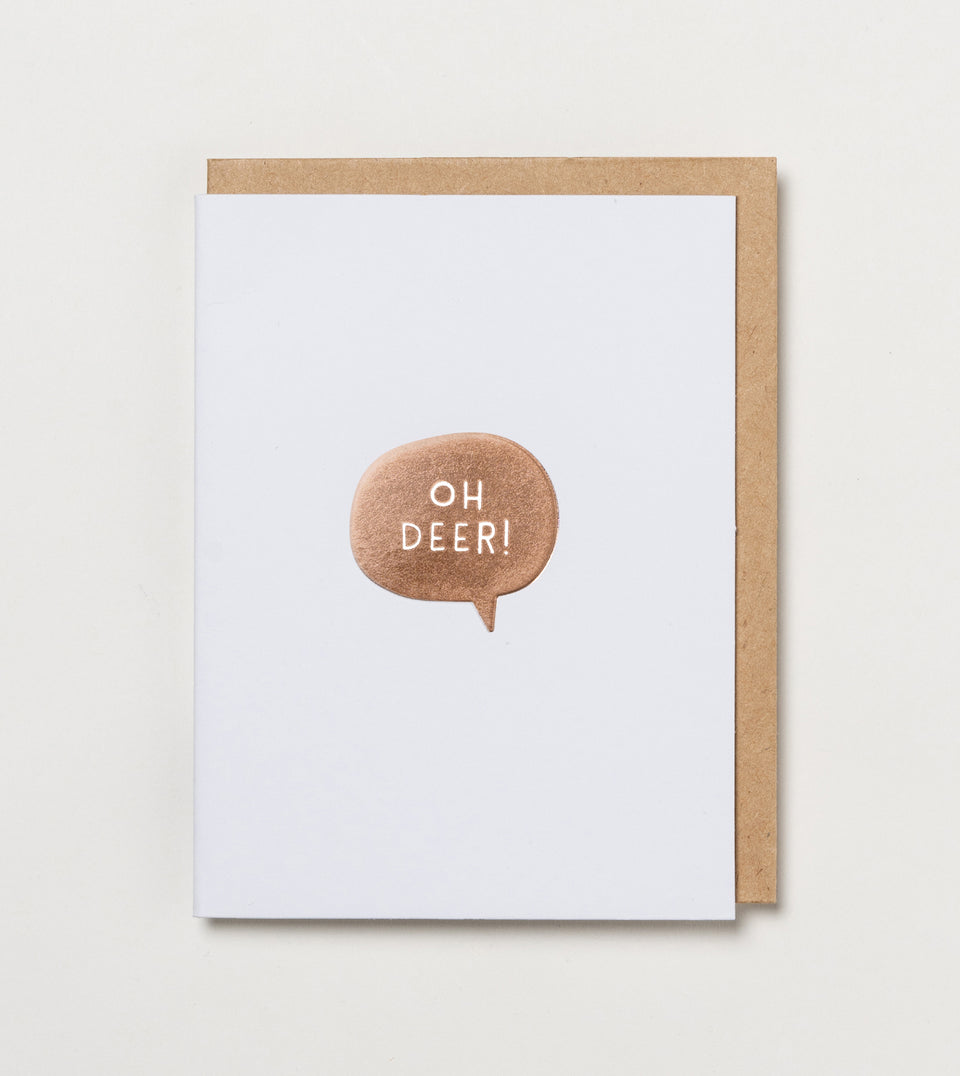 Oh Deer greeting card