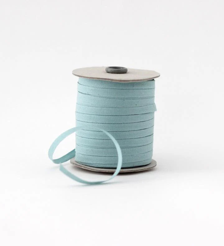 Pool blue cotton ribbon