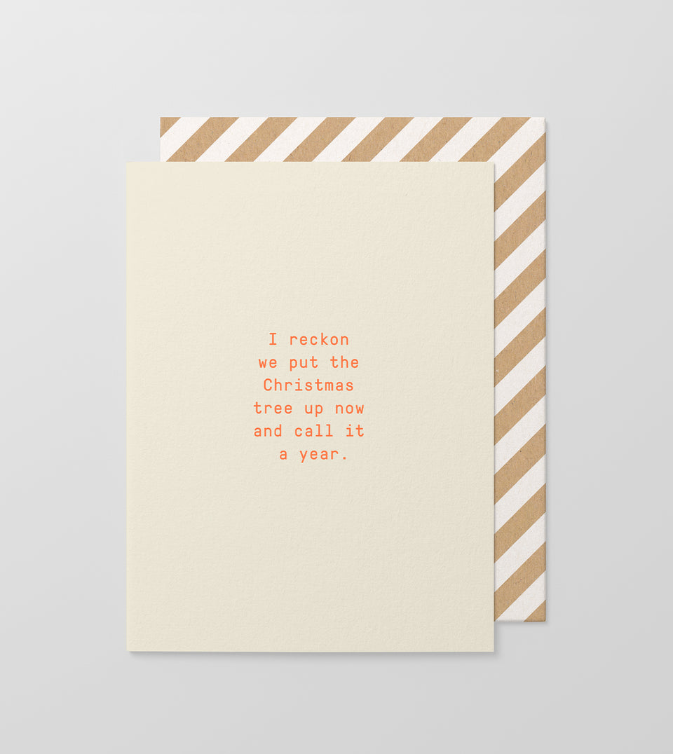 Call It A Year greeting card