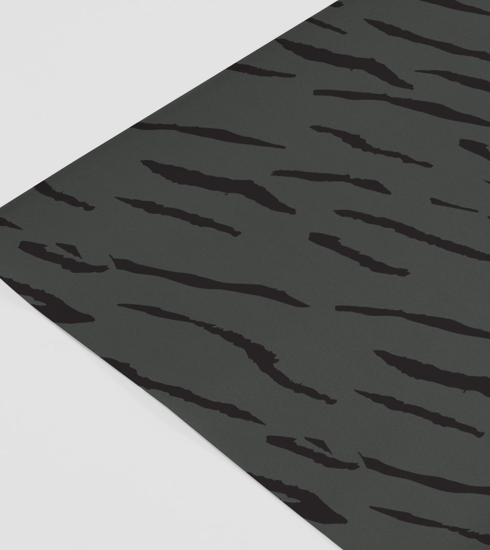 Tiger Stripes wrapping paper (charcoal)