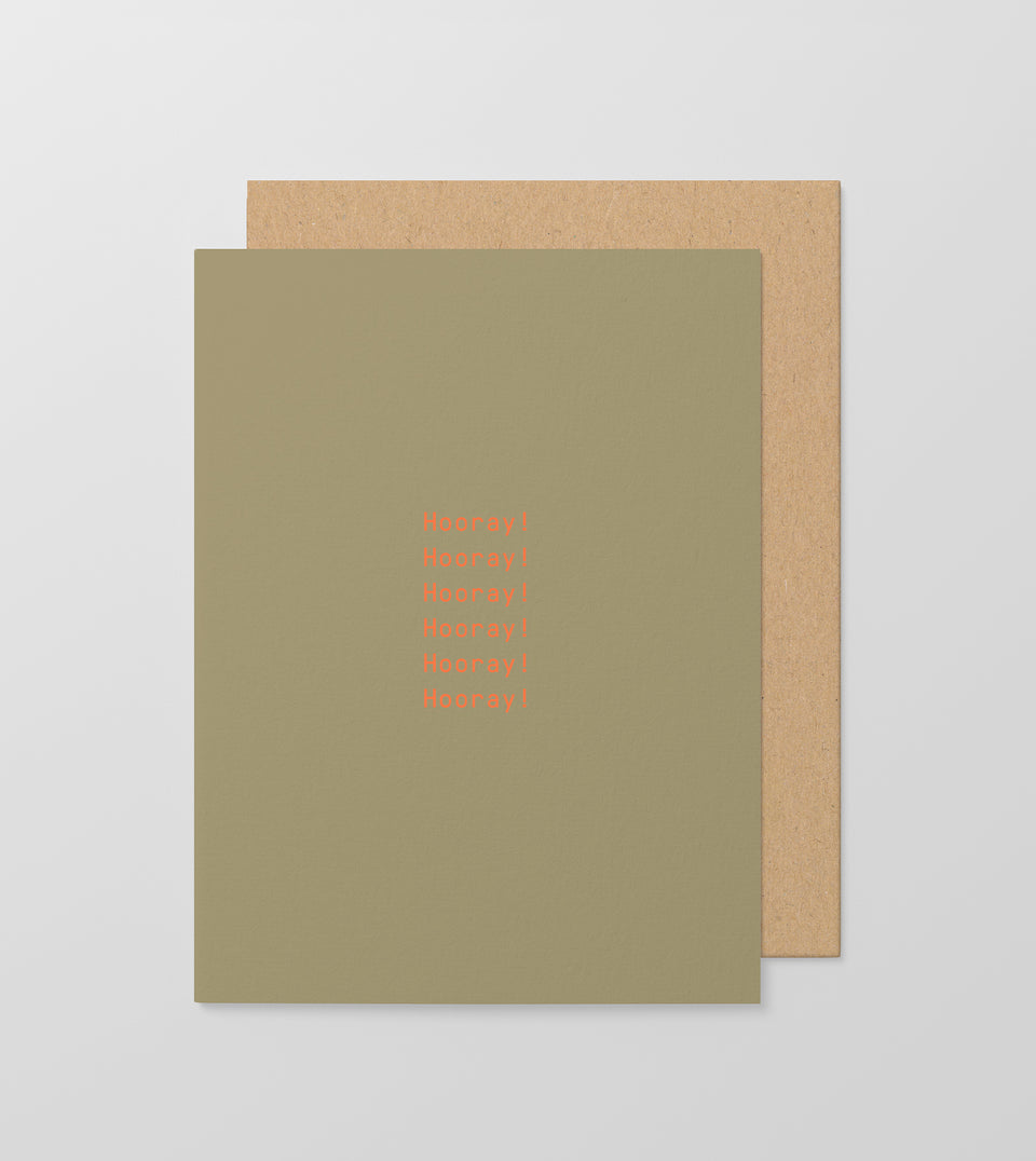 hooray repeat-greeting card-hooray!-made paper co - birthday - celebration