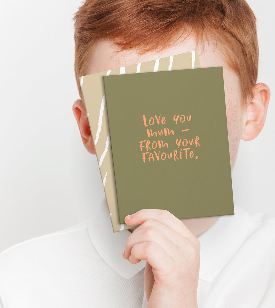 Mum, From Your Fave greeting card