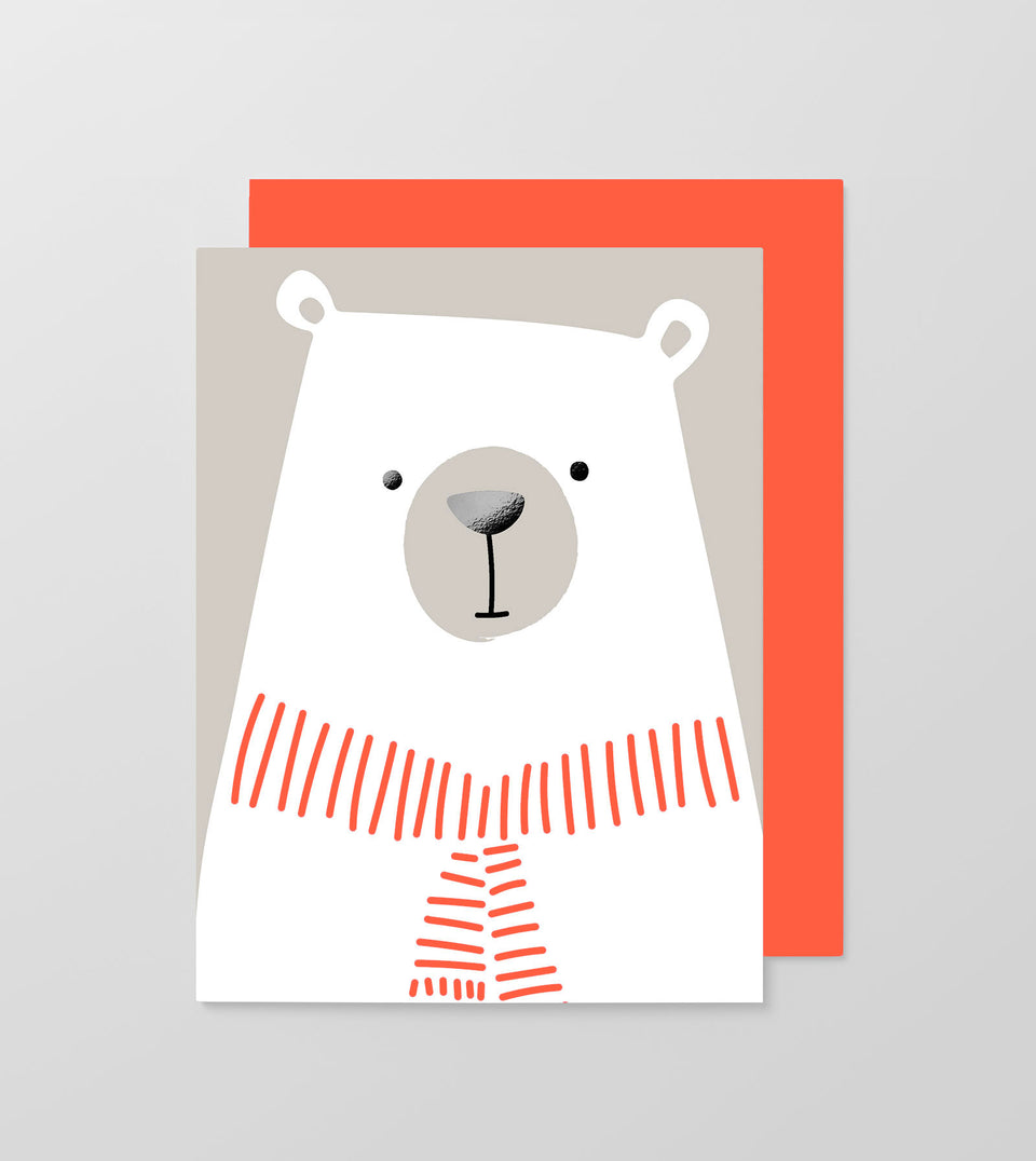 Polar Bear greeting card Made Paper Co